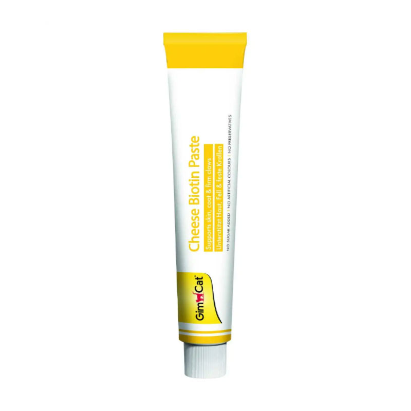 Паста для котів GimCat Cheese Biotin Paste Сирна з біотином, 100 г
